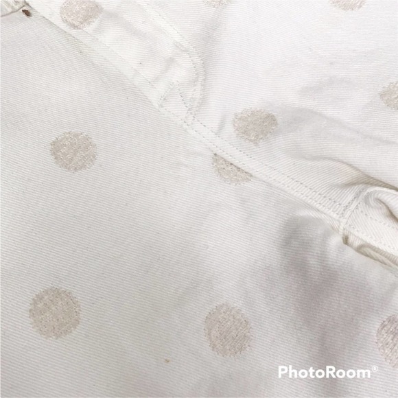 Marc by Marc Jacobs White Lou Polka Dot Skinny Jeans in Bright white dot size 27 - Picture 7 of 10